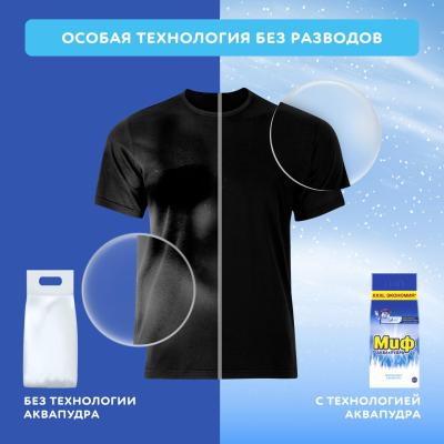 Стиральный порошок автомат МИФ 3в1 Морозная свежесть 2 стирки 400г