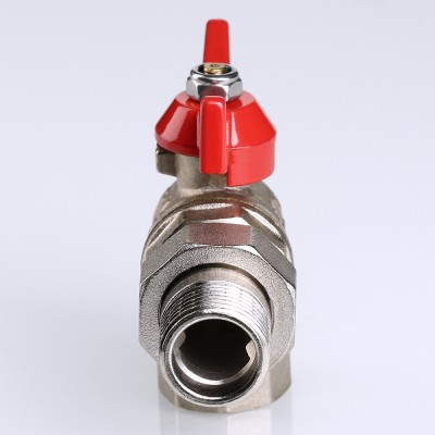 Кран шаровой Valtec BASE угловой с полусгоном 3/4" вн.-нар.