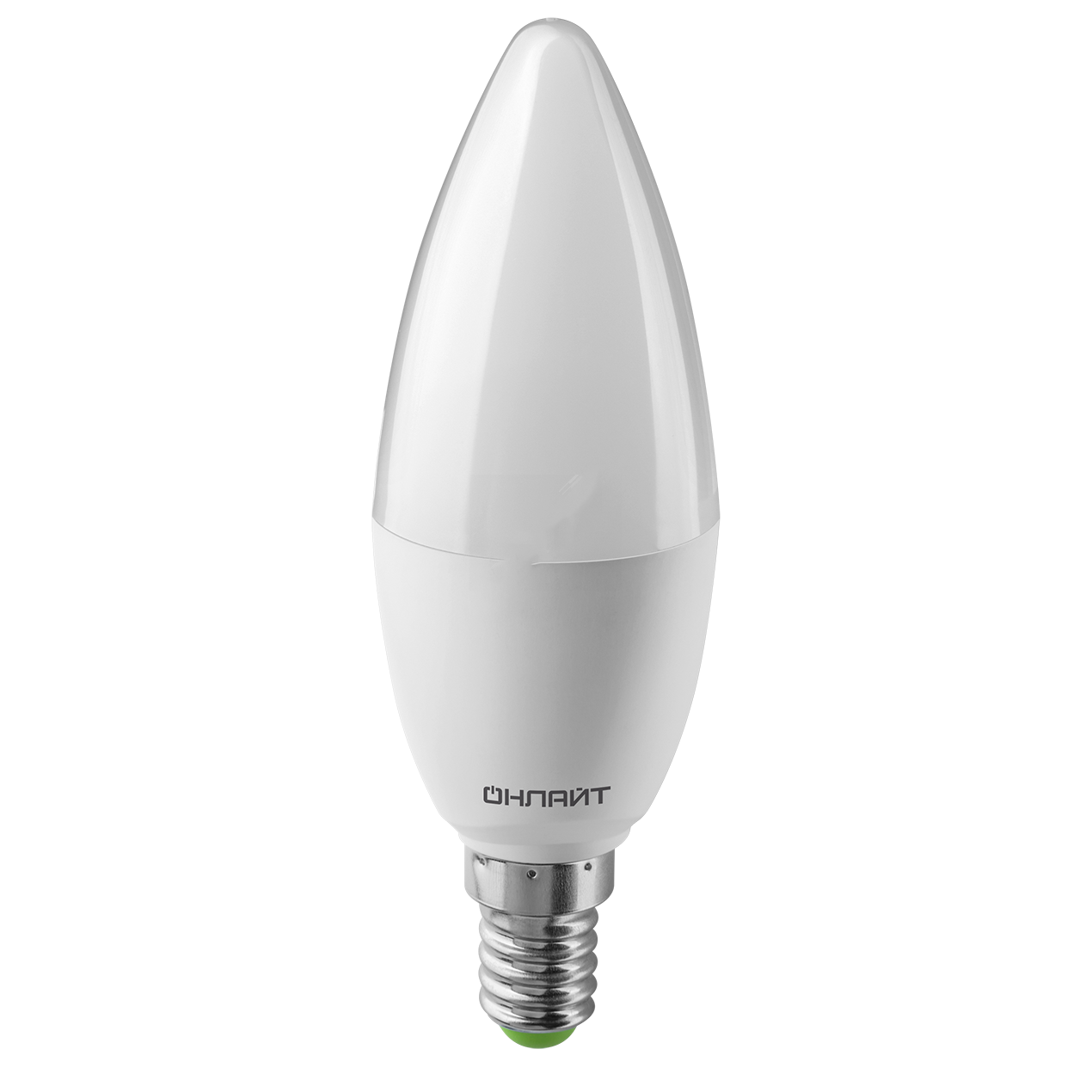Лампа светодиодная LED 10вт E14 дневной, свеча PROMO