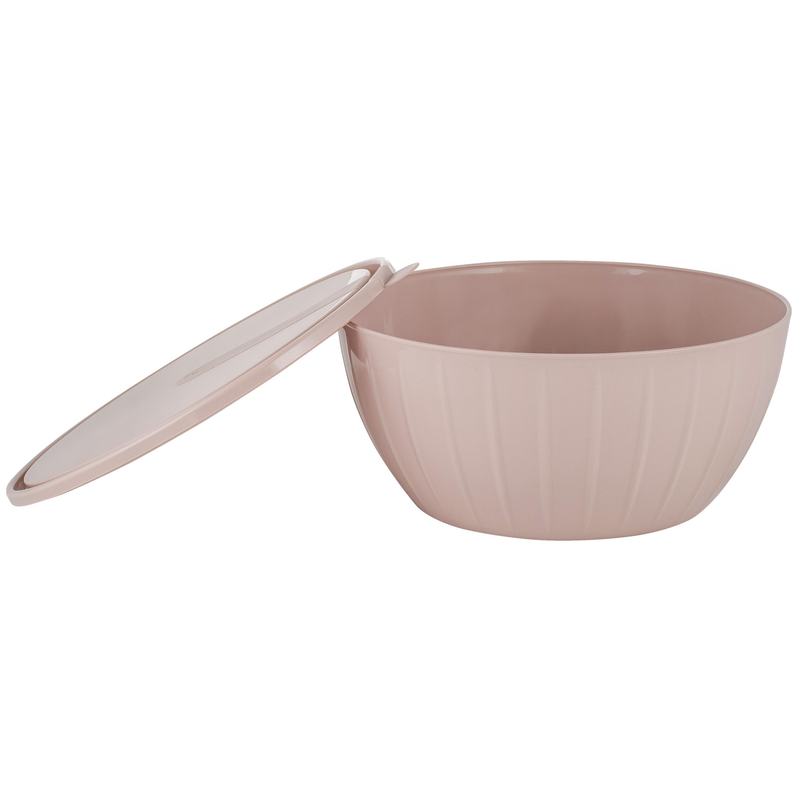 Салатник Sugar&Spice Vanilla, с крышкой, 2.8 л, латте