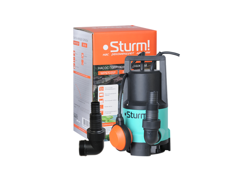 Насос погружной дренажный Sturm! WP97035P