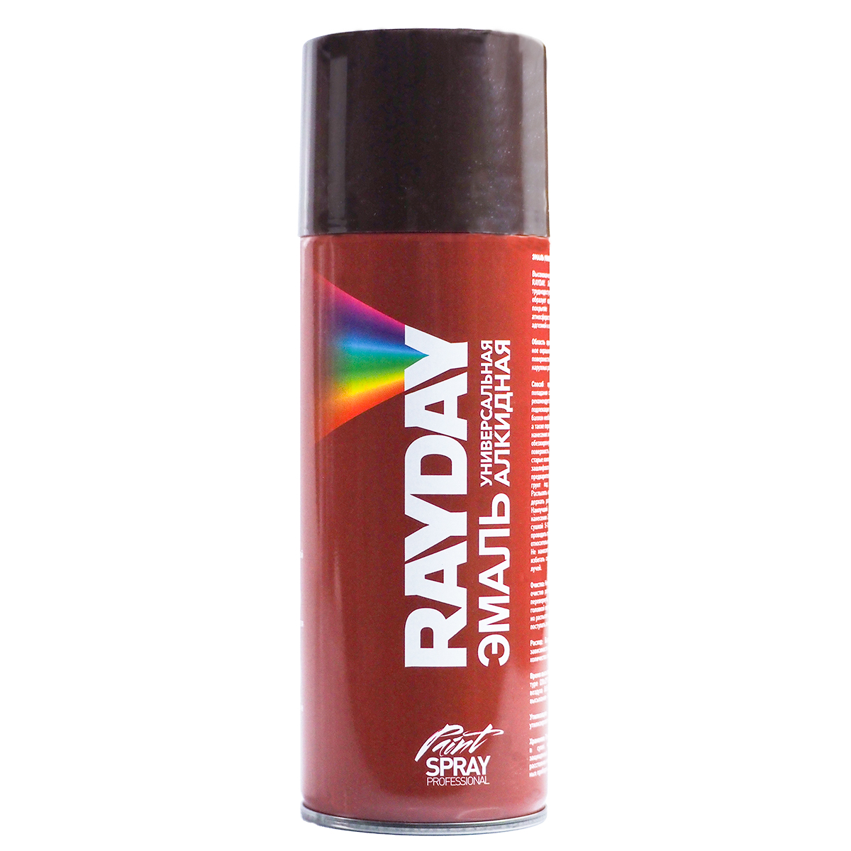 Краска аэрозольная алкидная Rayday RD-040, глянцевая, 520 мл, RAL 8017, шоколадно-коричневая