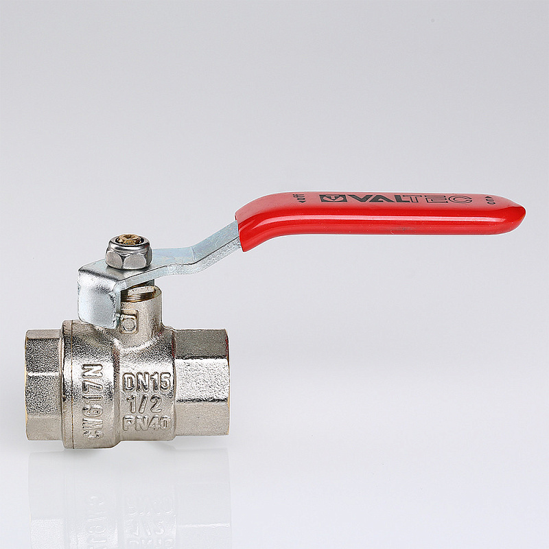 Кран шаровой Valtec BASE, стальная рукоятка 1/2" вн.-вн.