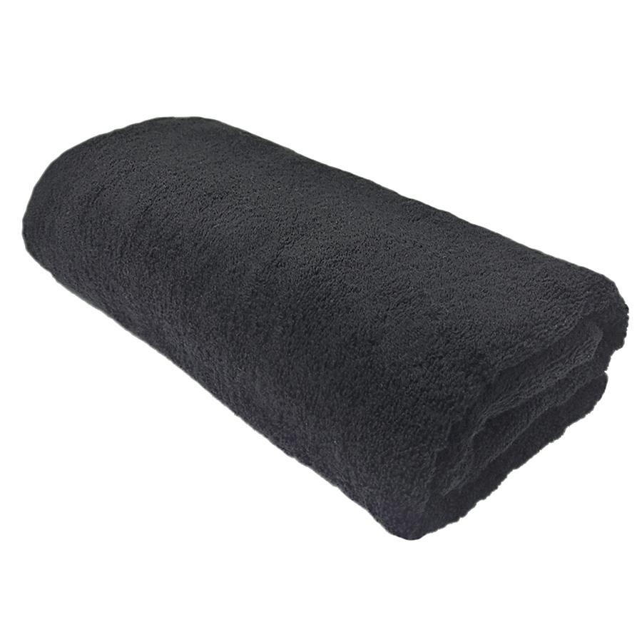 Махровое полотенце УЗБ Моно м7773_26 M 50*100 см, черное