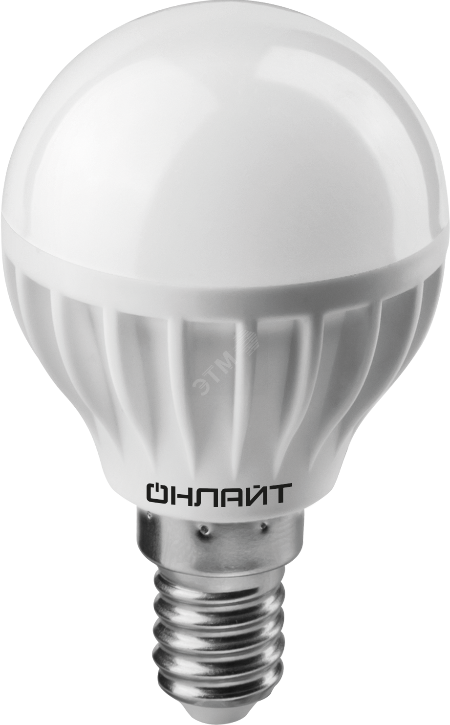 Лампа светодиодная LED 6вт E14 белый матовый шар