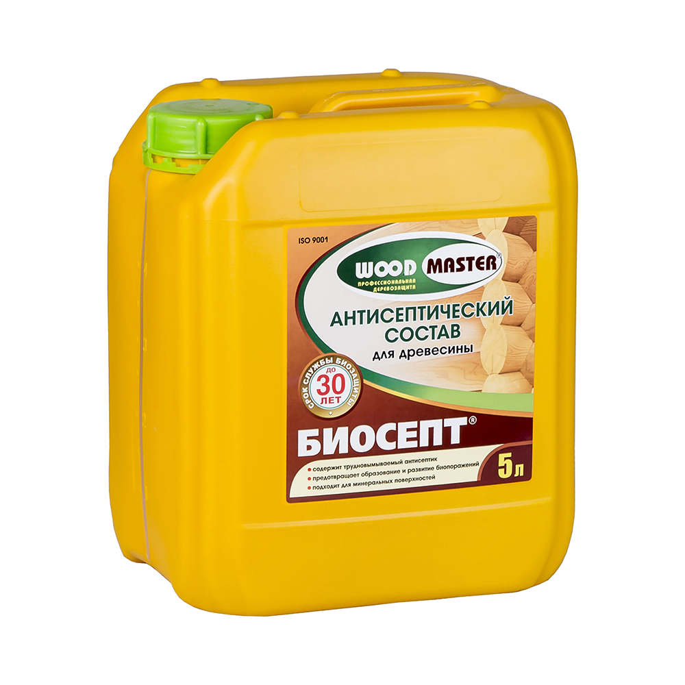 Антисептик для дерева Woodmaster Биосепт, 5 л