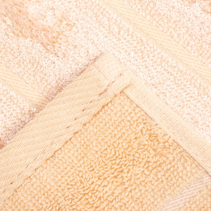 Полотенце махровое "Этель" Bamboo Biege 50х90 см, 450гр/м2