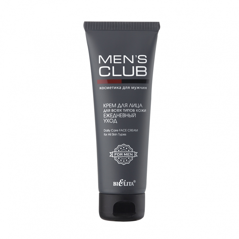 Крем для лица, для всех типов кожи Ежедневный Уход Bielita Men CLUB 75мл