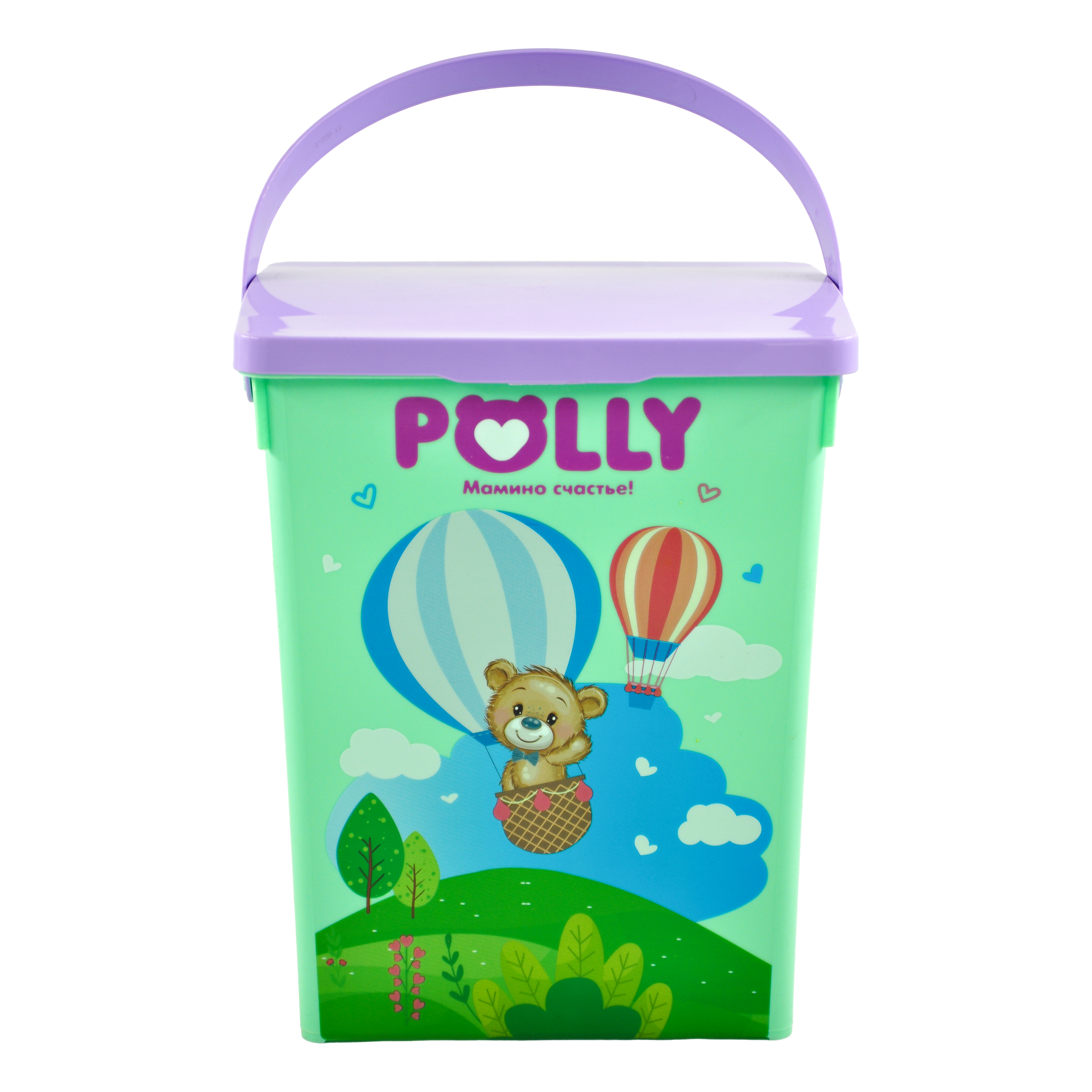 Контейнер для стирального порошка ПОЛИМЕРБЫТ Polly, 5 л