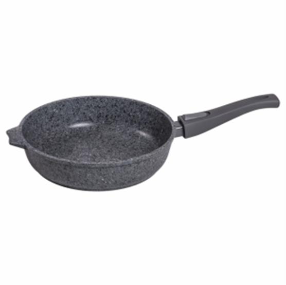 Сковорода алюм. Мечта "Premium grey", 18 см, антипригарное покрытие, съем.ручка, серый