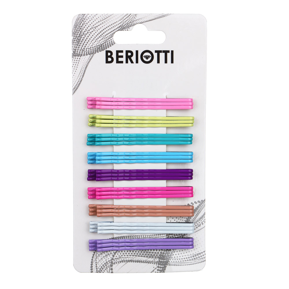 BERIOTTI Набор невидимок для волос 27шт, металл, 4,8см, Н-1