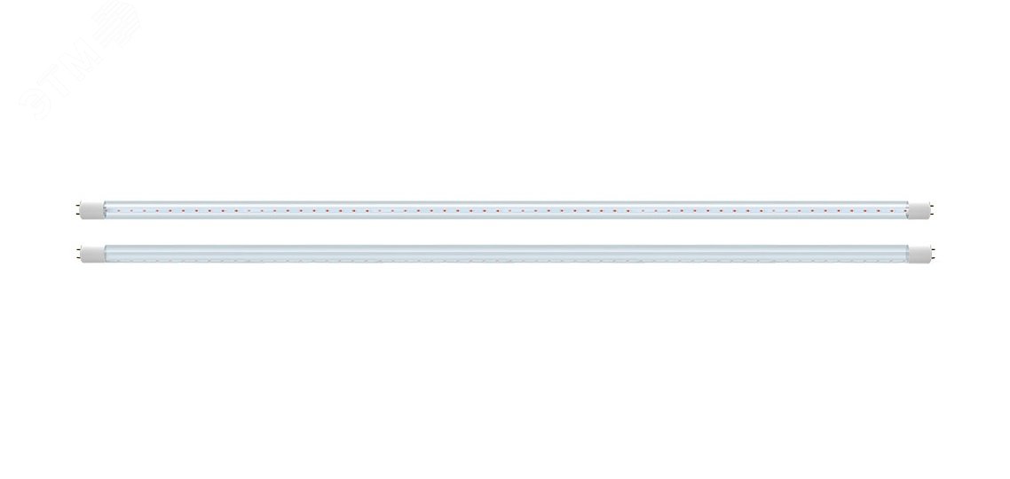 Лампа светодиодная LED 16Вт Т8 для растений прозрачная 1200 мм G13 jazzway
