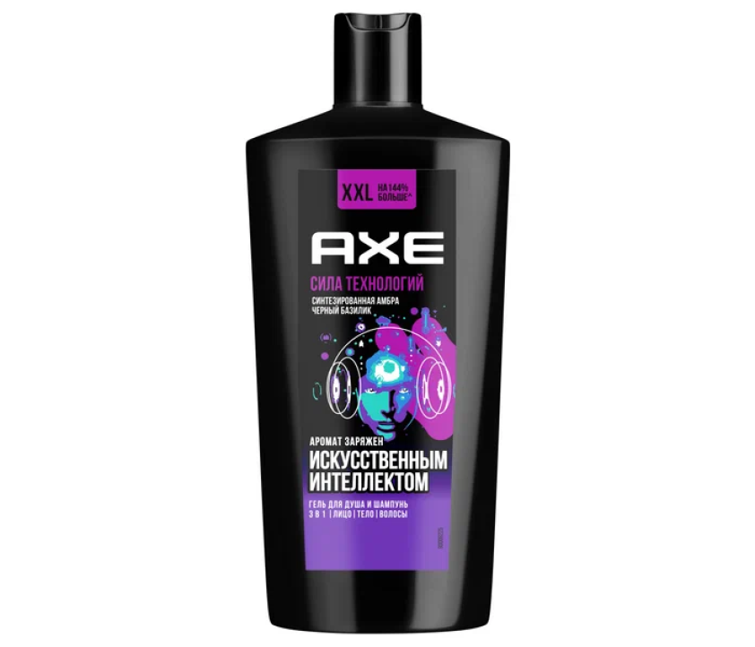 AXE Гель для душа и шампунь Сила Технологий 610 мл