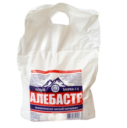 Гипс строительный Алебастр, 5 кг, пакет