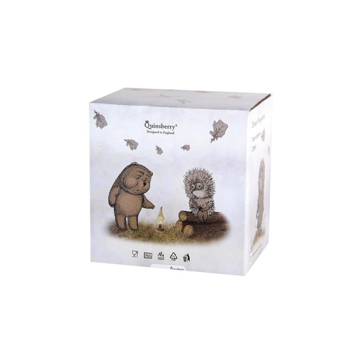 Кофейная пара фарфор Коралл "Ежик в тумане", 220 мл
