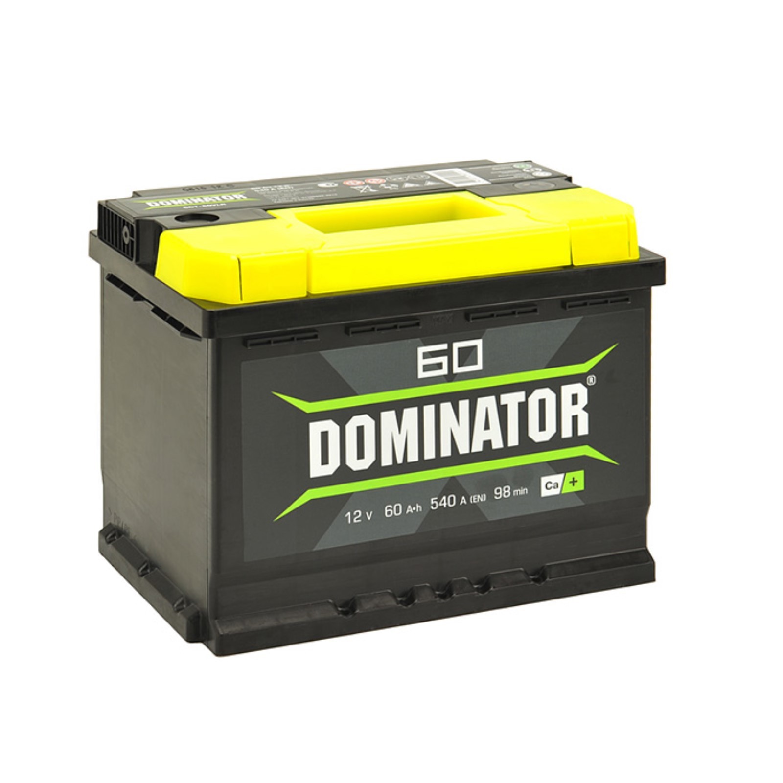 Аккумулятор залитый Dominator, 60 А·ч, 600 А (EN), 242×175×190 мм