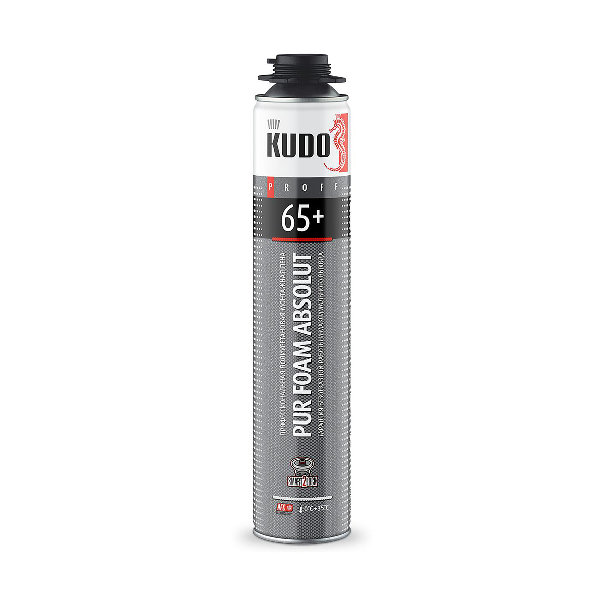 Профессиональная монтажная пена Kudo Proff 65+ KUPP10S65+, летняя, 1000 мл