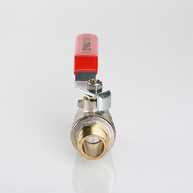 Кран шаровой Valtec BASE, стальная рукоятка 1/2" вн.-нар.