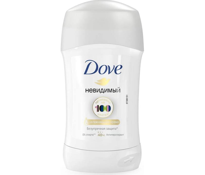 Dove Дезодорант-стик Невидимый 40 мл