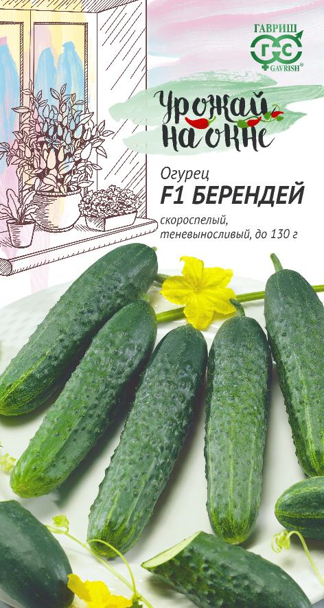Семена Огурец Берендей F1 10 шт. серия Урожай на окне 