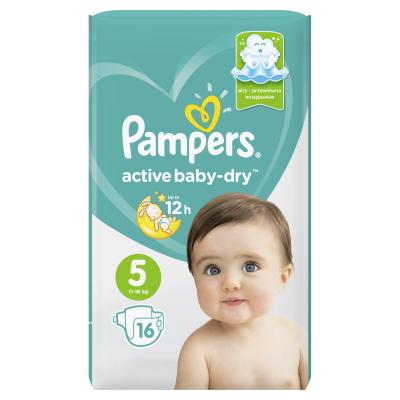 PAMPERS Подгузники Active Baby-Dry Junior (11-16 кг) 16 шт.