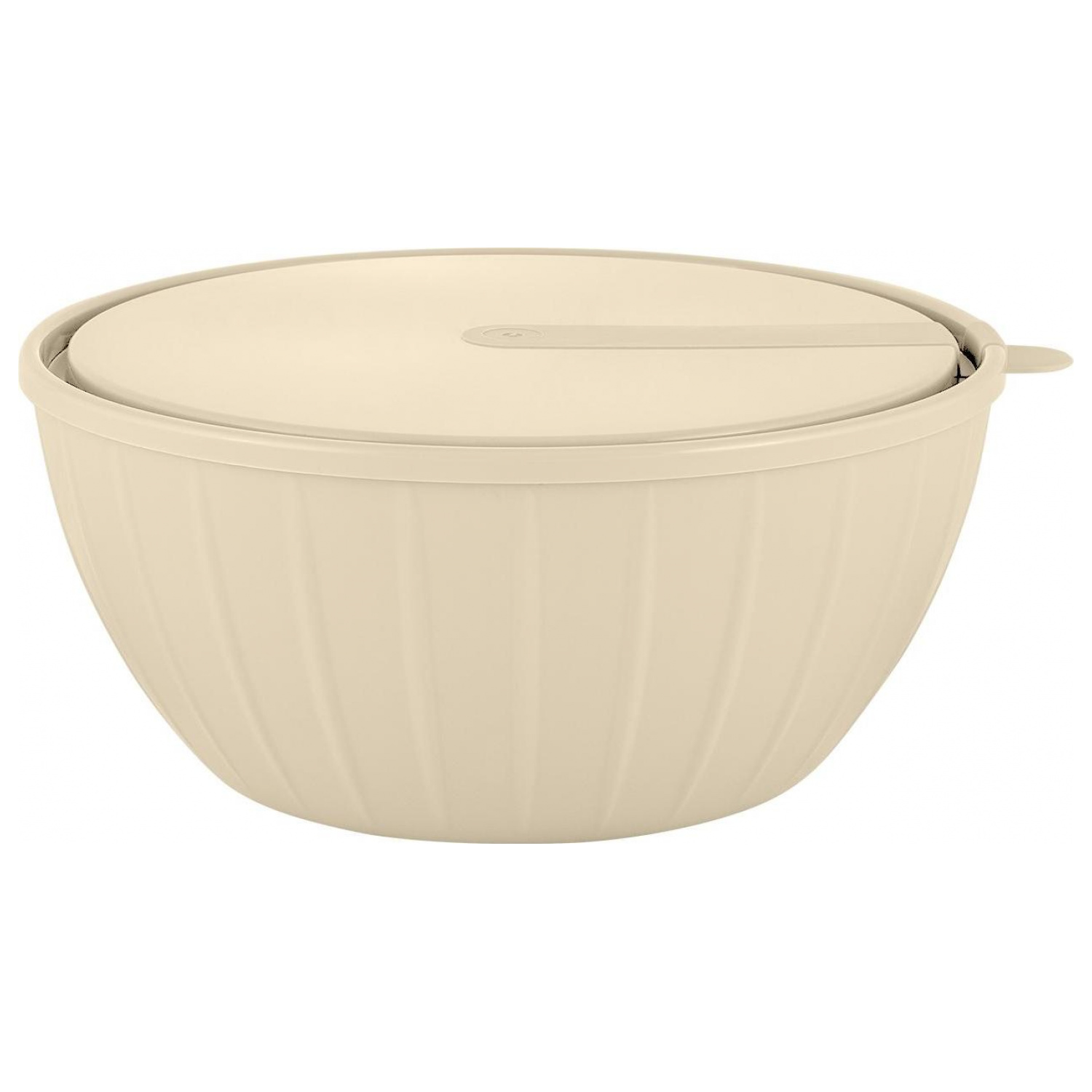 Салатник Sugar&Spice Vanilla, с крышкой, 2.8 л, латте