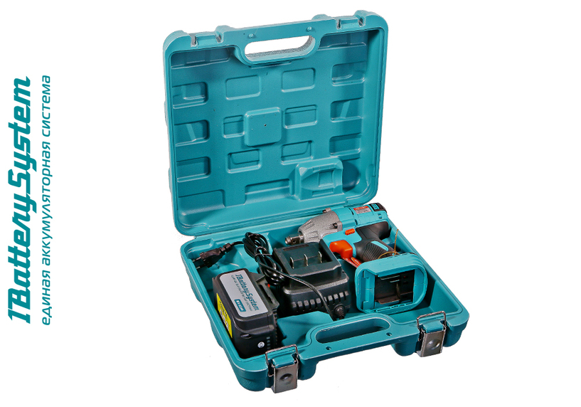 Гайковерт ударн б/щ Sturm!, 18В, 1BatterySystem, 350Нм, 1/2", 2скор, 1x3.0Ач, кейс