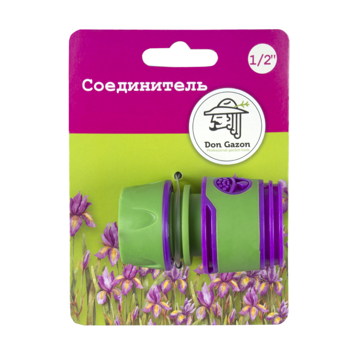 Соединитель для шлангов Don Gazon, 1/2"