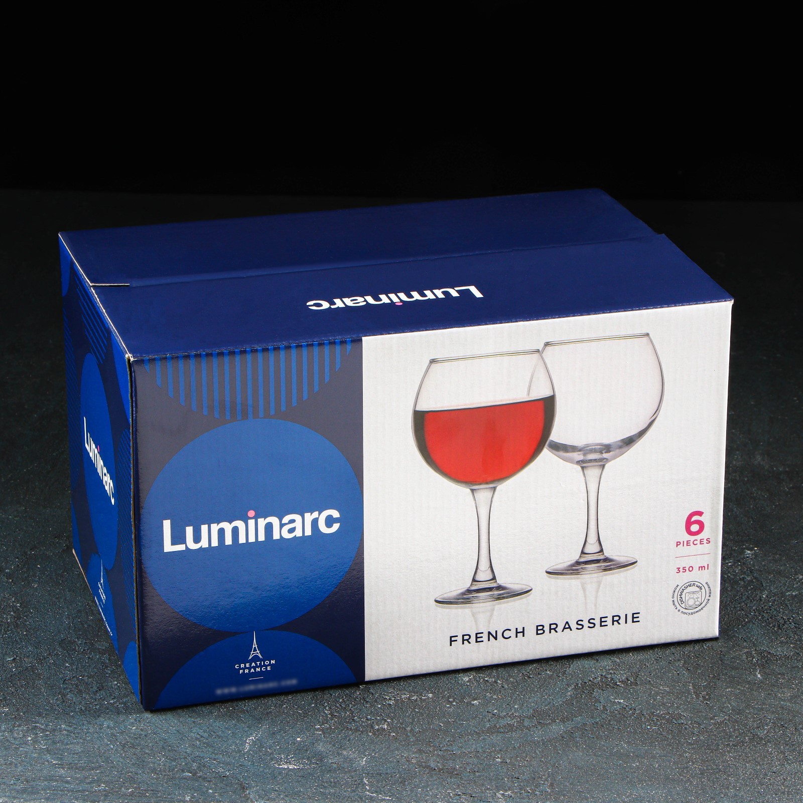 Набор бокалов для вина LUMINARC Французский ресторанчик, 6 шт, 350 мл