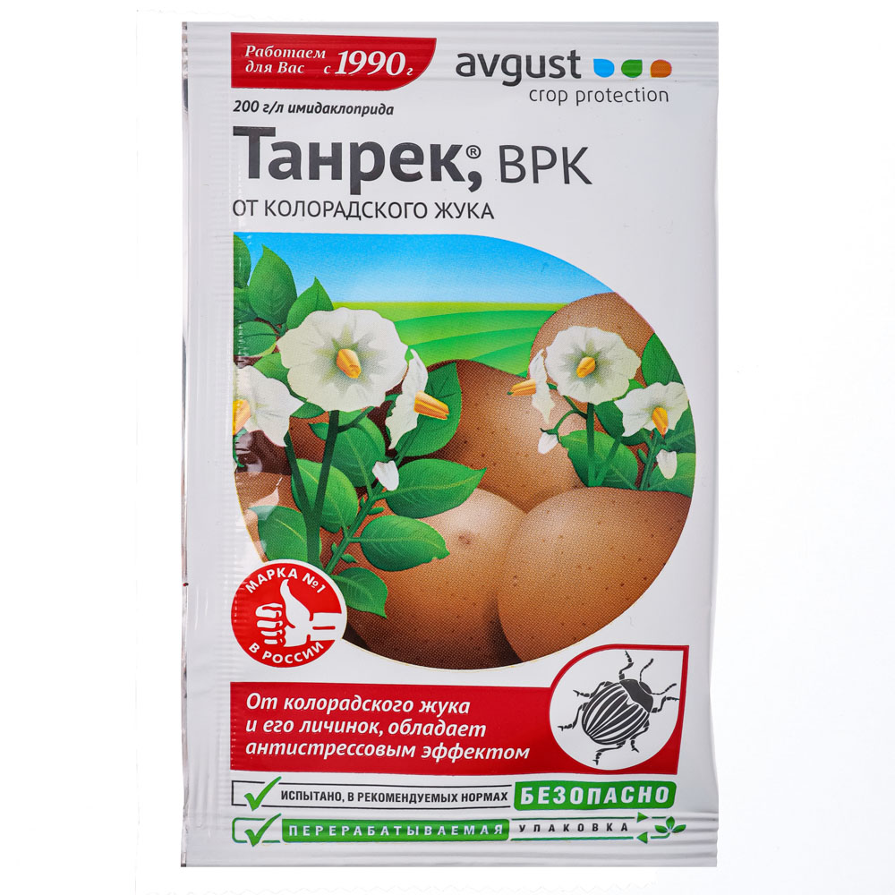 Препарата Танрек, Август, 1 мл