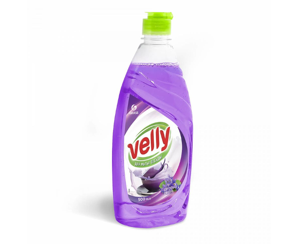 Грасс средство для мытья посуды «Velly» Бархатная Фиалка 500мл 