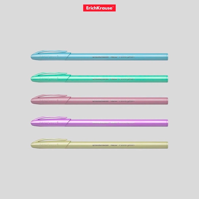 Ручка шарик. ErichKrause® Neo® Pastel pearl,цвет чернил синий