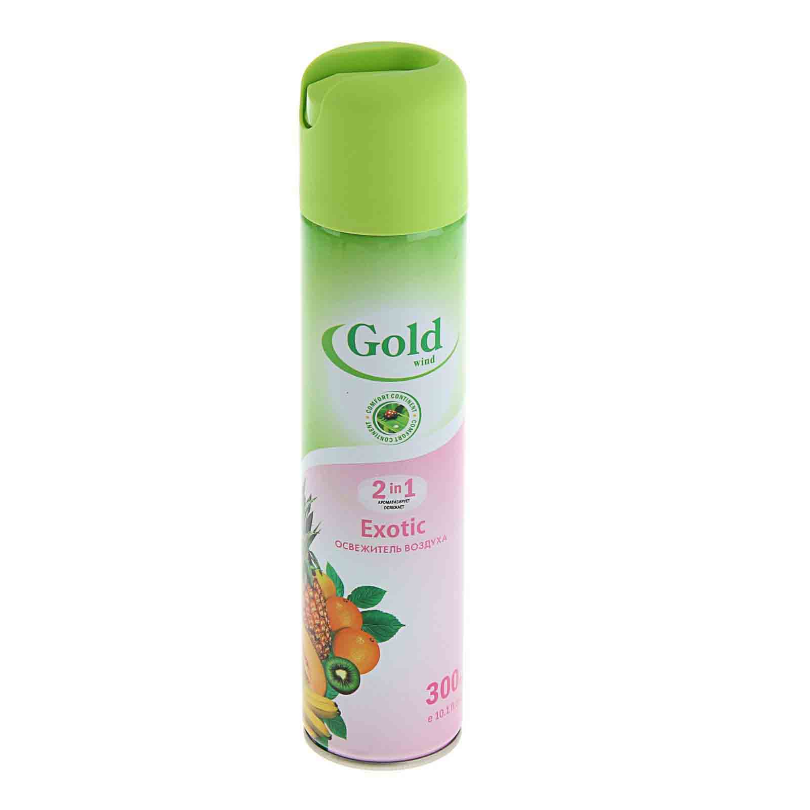 Освежитель воздуха Gold Wind Экзотик, 300 мл