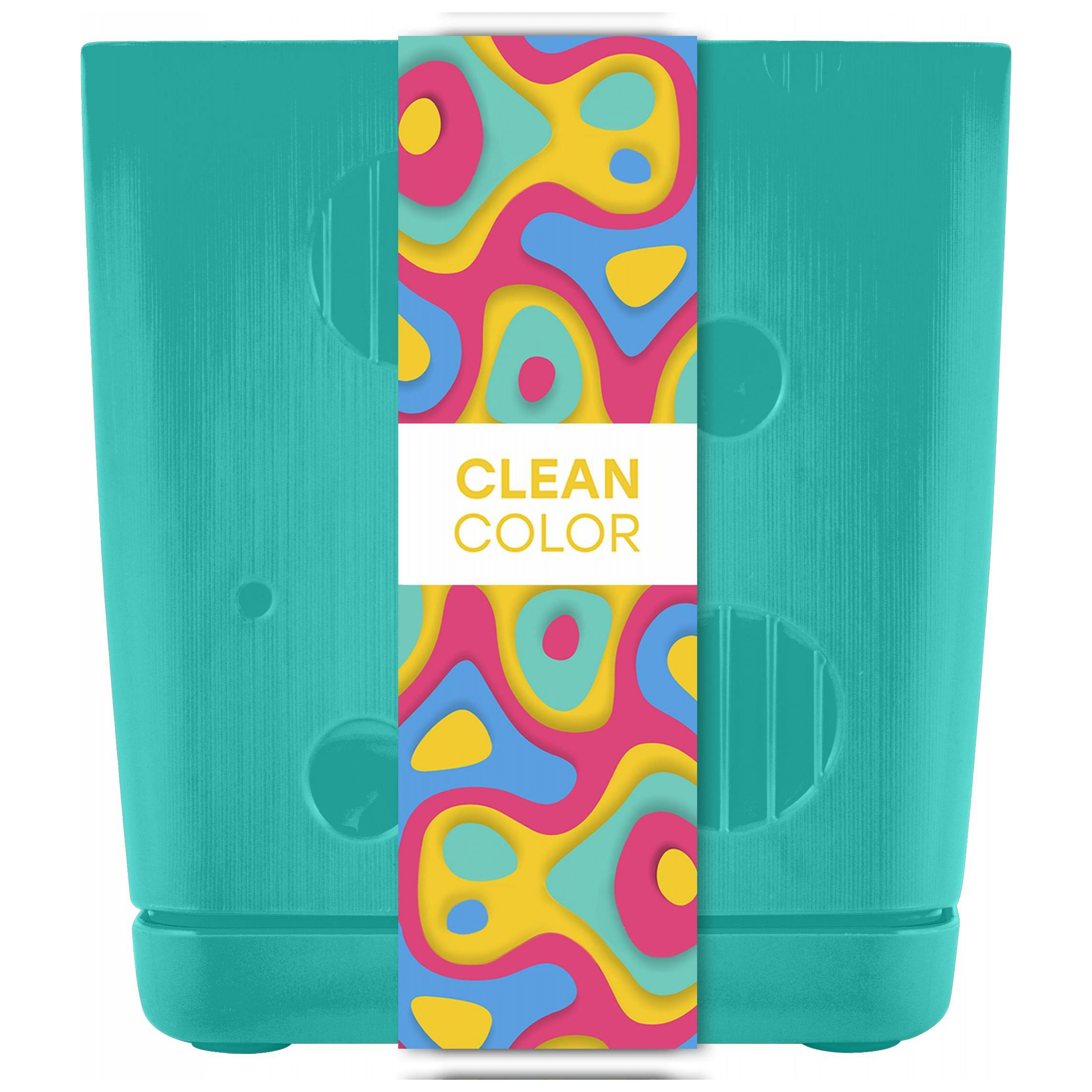 Горшок для цветов InGreen Clean Color, 0.8 л, web blue
