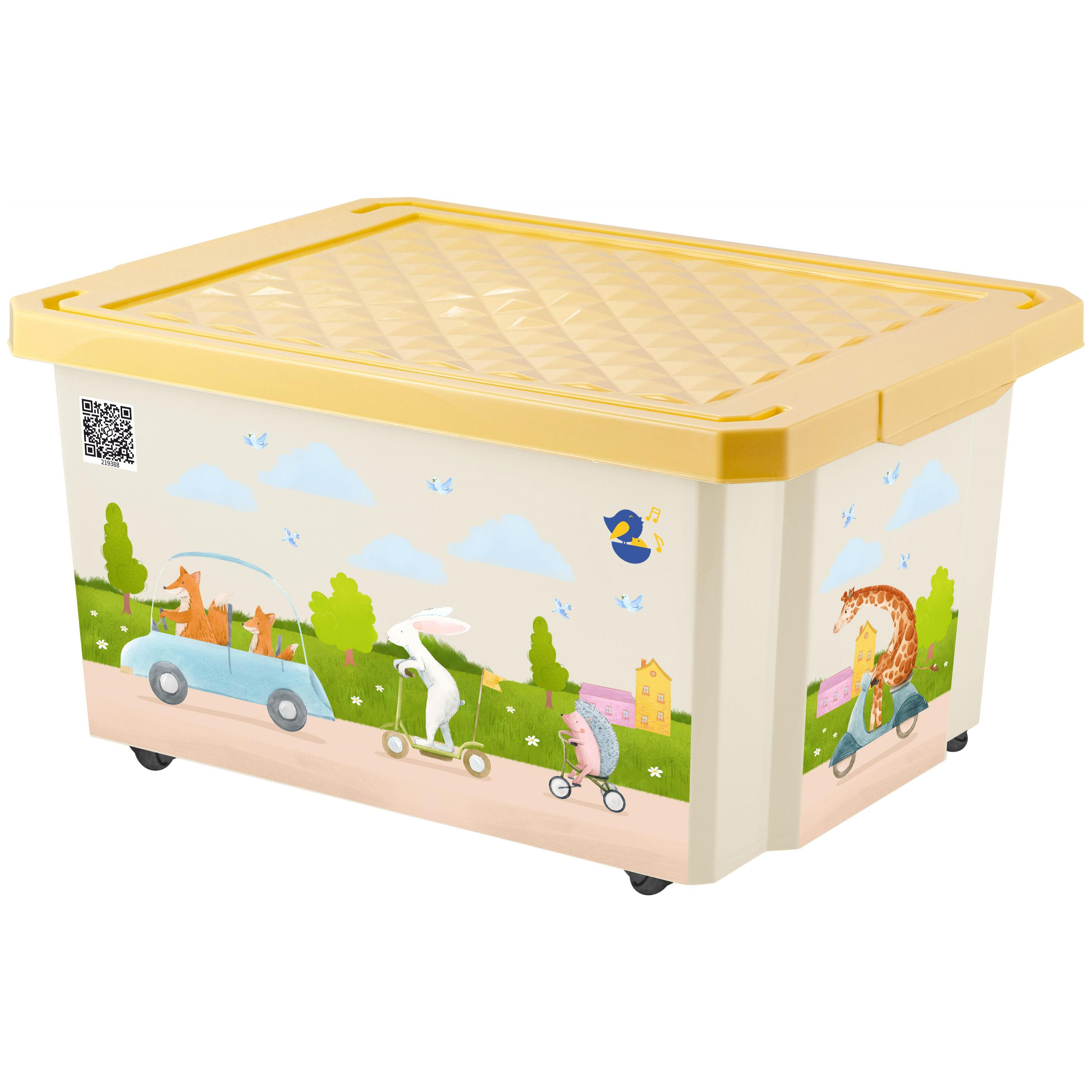 Детский ящик на колесах Play with Me Busy Animals 57 л ХХХ