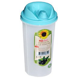 Емкость для масла п/м   0,75л., с дозатором, в ассортименте  