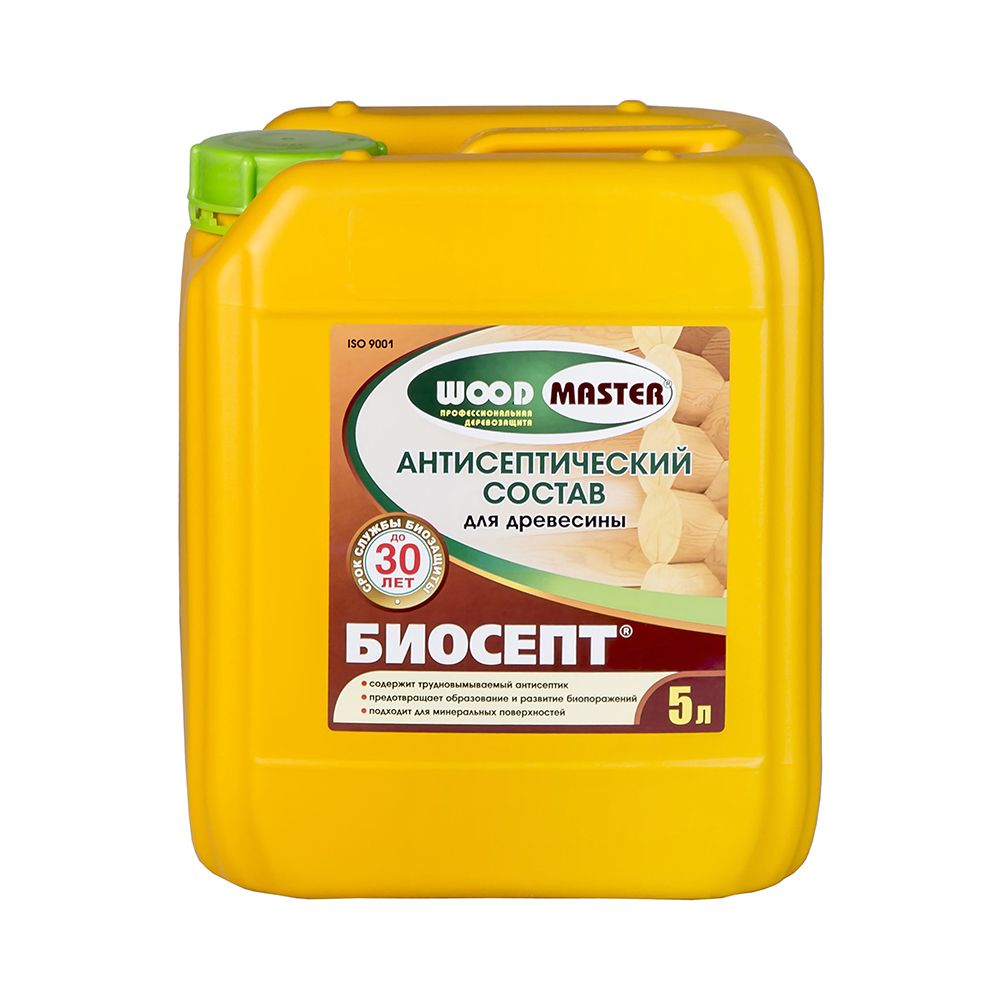 Антисептик для дерева Woodmaster Биосепт, 5 л