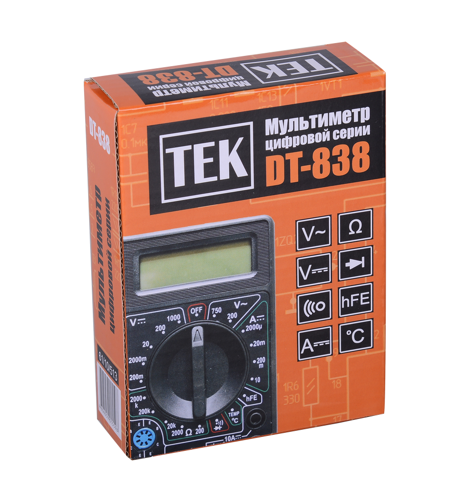 Мультиметр DT 838 61/10/513