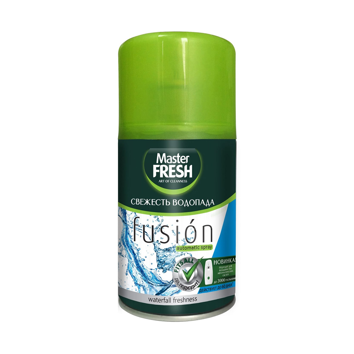 Освежитель воздуха Master Fresh (сменный блок) Свежесть водопада, 250 мл