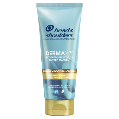Бальзам-ополаскиватель против перхоти HEAD & SHOULDERS DERMA XPRO Питание и восстановление 220 мл