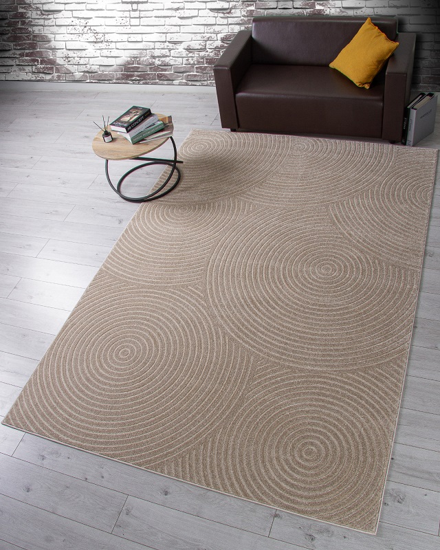 Ковер DIOS 0,8*1,5 м, прямой F410 LIGHT BEIGE