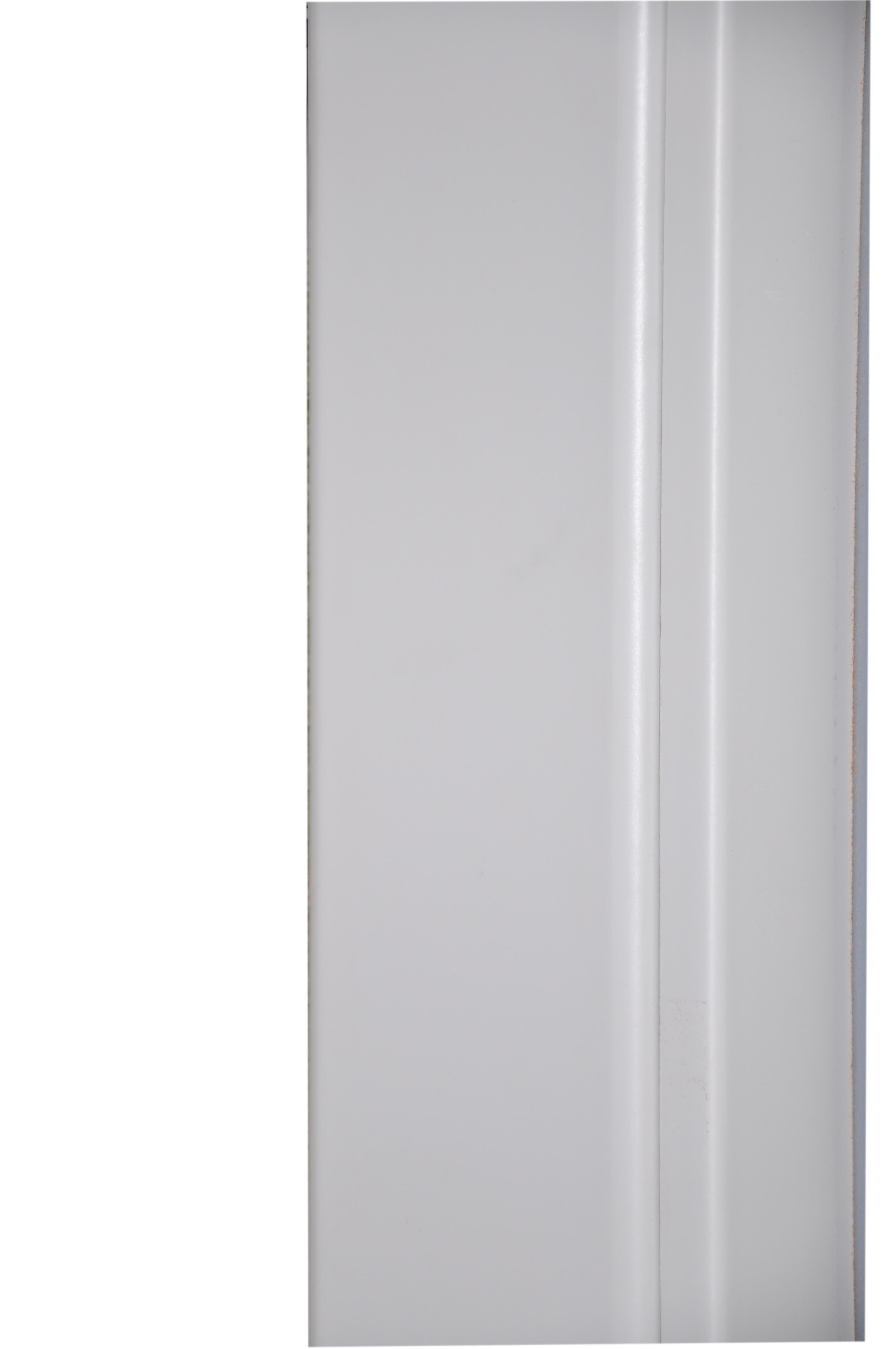 Наличник плоский Эмалекс серый МДФ 70*8*2150 телескоп