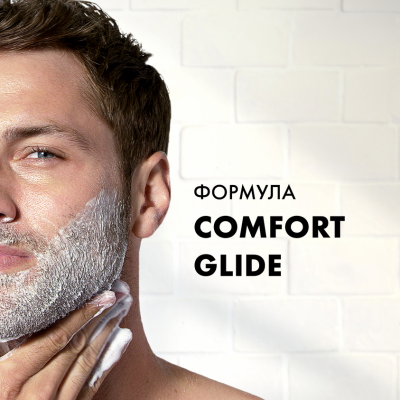 GILLETTE Пена для бритья Menthol (с ароматом ментола) 200мл