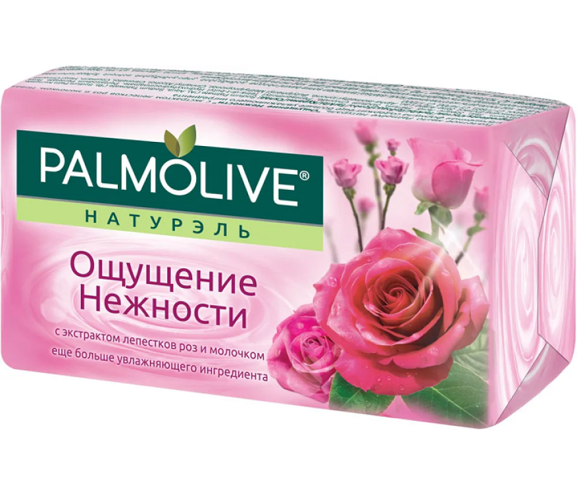 Palmolive Мыло Ощущение Нежности (экстракты розы и молока)Ю 90 г