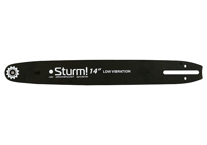 Пильная шина 14" Sturm! паз 1,1мм, 3/8", 52зв, хвостовик PO (OREGON K041/A041)