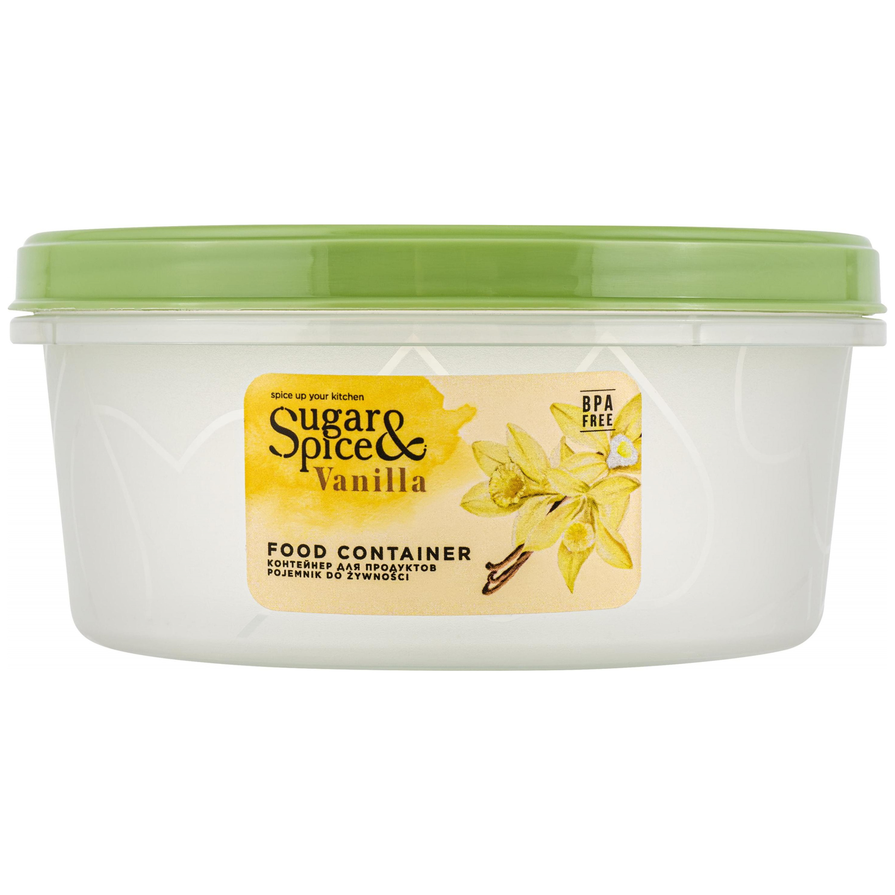Банка для продуктов Sugar&Spice Vanilla с завинчивающейся крышкой, 0.4 л, фисташка