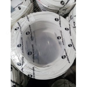 Шнур ШВВП 2х0.75 белый до 380В 100м ТРТС (Дмитров-Кабель)