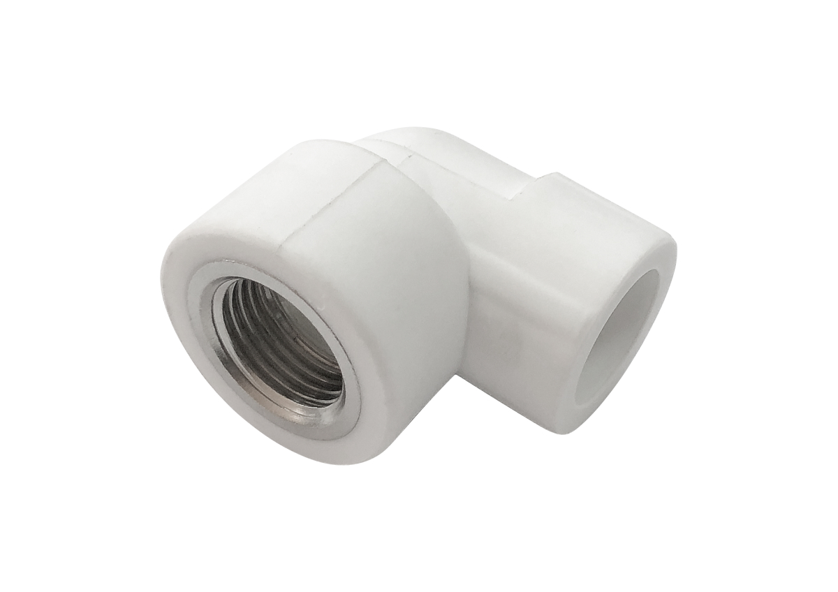 PRO Угольник переходной с внутренней резьбой 20х1/2", Valfex, БЕЛЫЙ