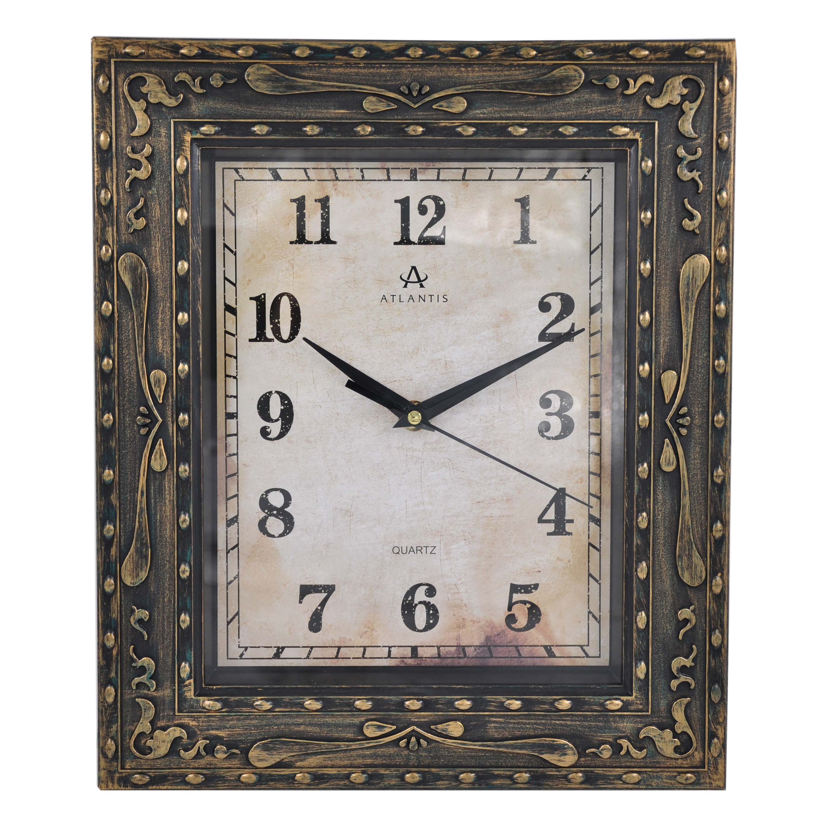 Часы настенные Atlantis brown 283х48х331 мм 