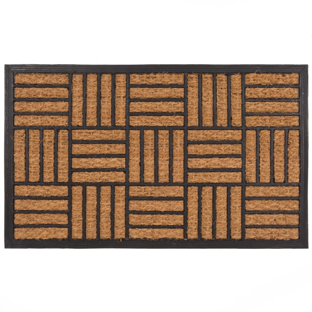 Коврик кокосовый 45х75 см "Паркет", SUNSTEP™